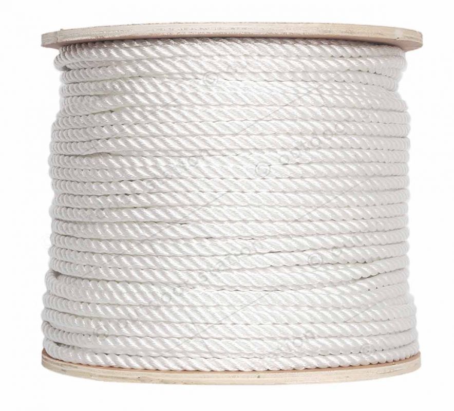 Mooring and anchoring rope 6-32mm 20mm 10m white