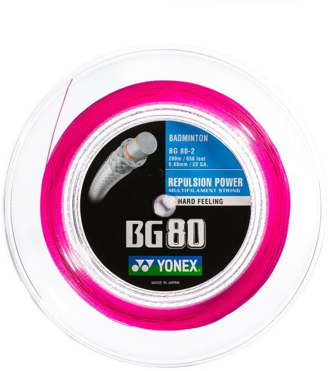 badminton string yonex bg 80 200m all