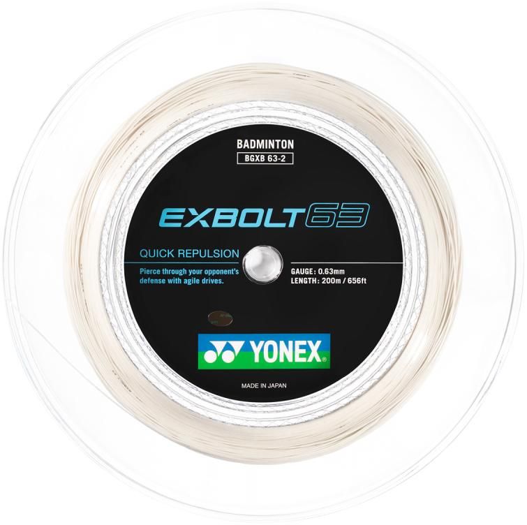 badminton string yonex exbolt 63 200m