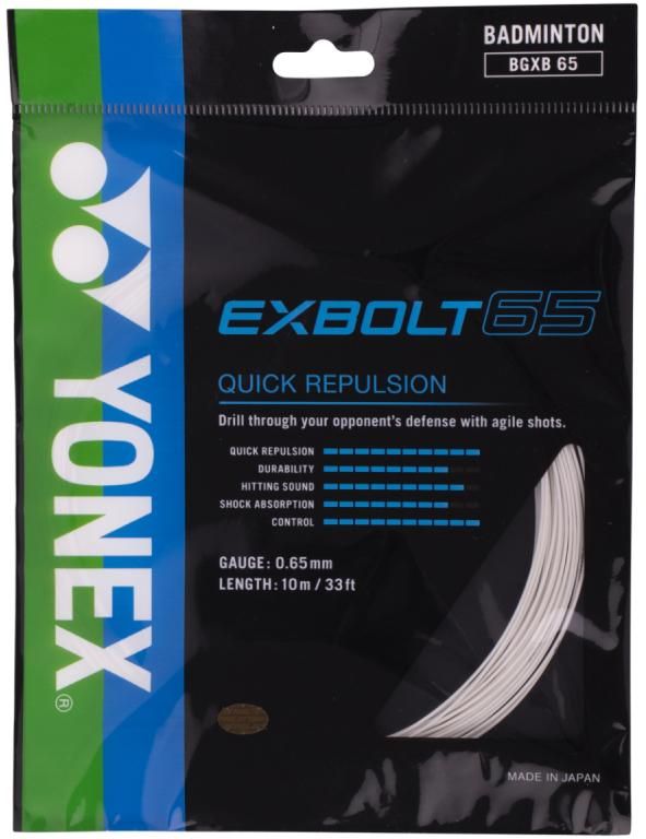 badminton string yonex exbolt 65 10m