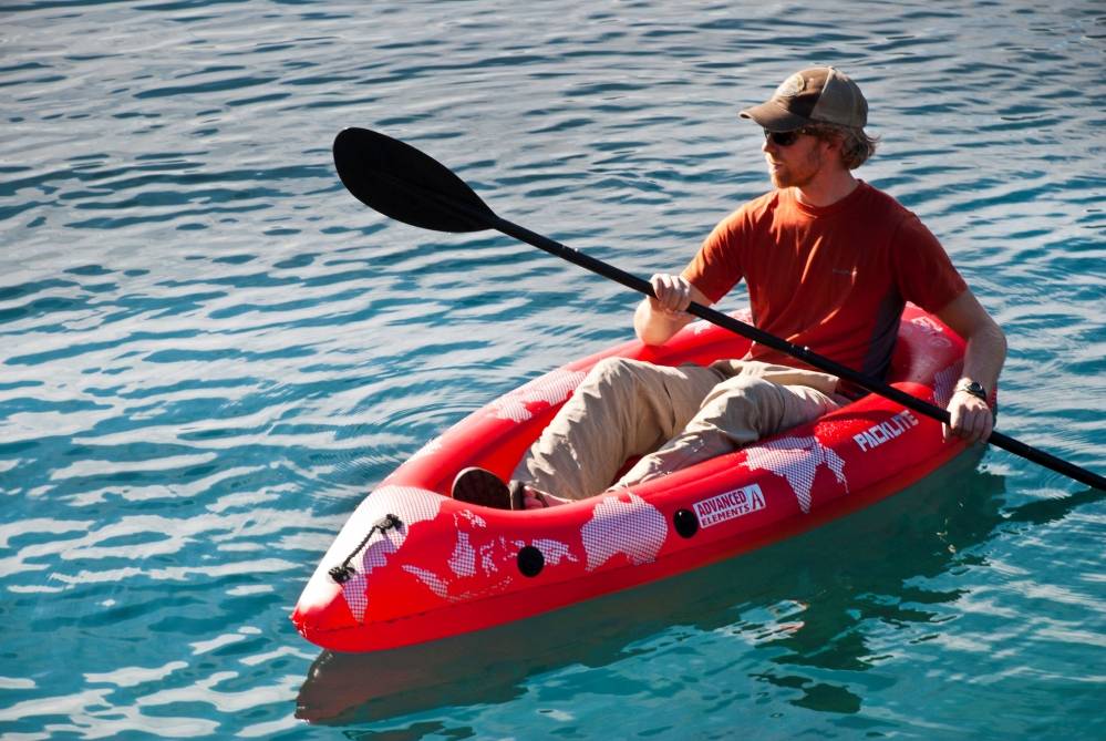 Lightweight inflatable kayak Advanced Elements Packlite