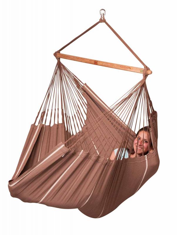 La Siesta hammock chair Habana Kingsize chocolate