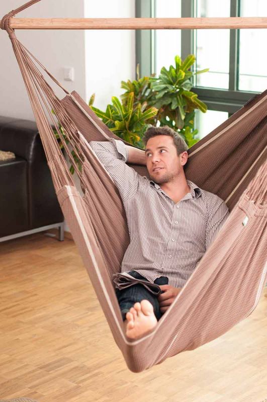 La Siesta hammock chair Habana Kingsize chocolate