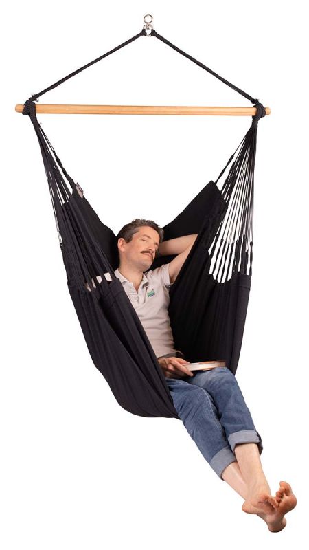 La Siesta hammock chair Habana Kingsize onyx