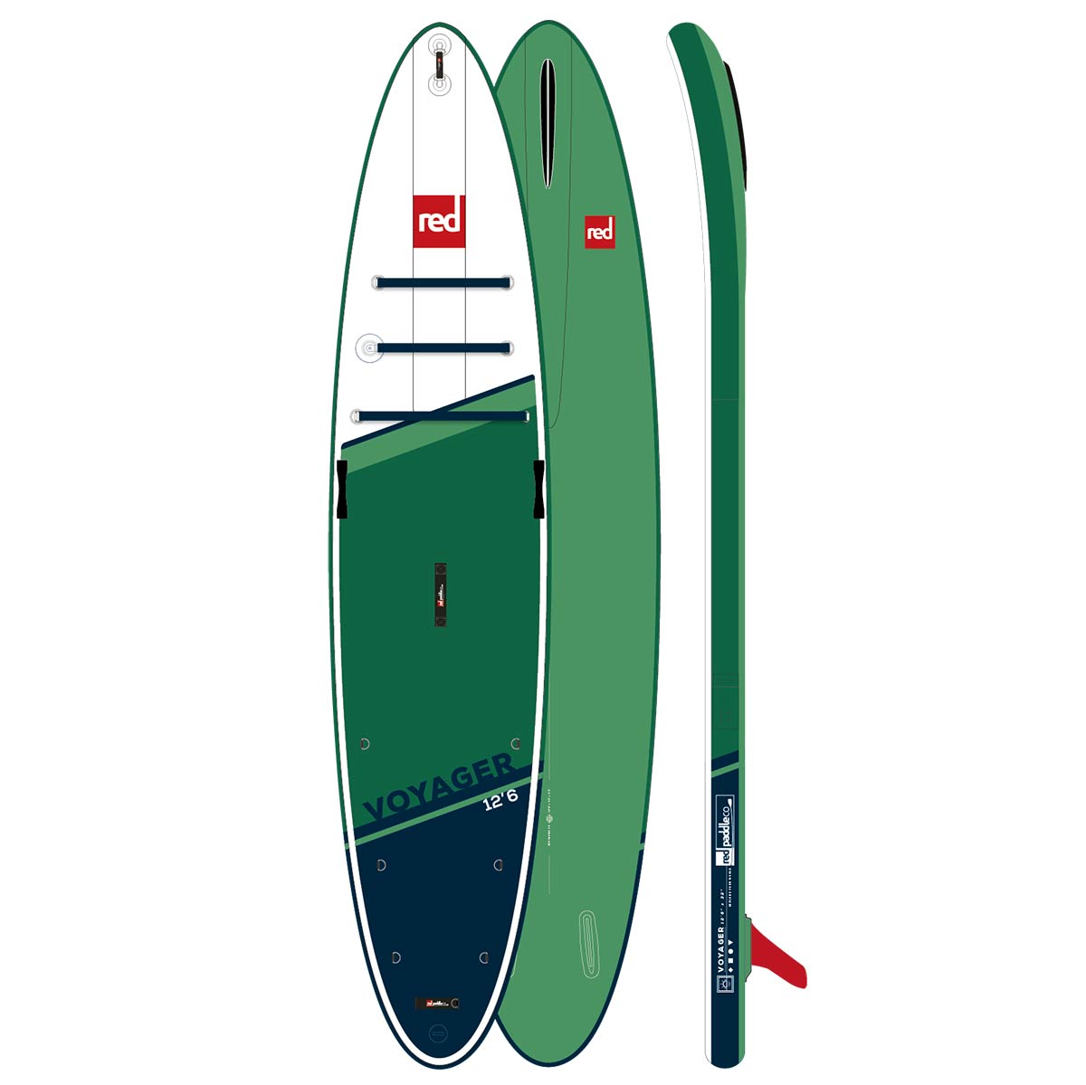 Red Paddle Co SUP Board 12’6” Voyager + Angle PERFORMANCE Paddle