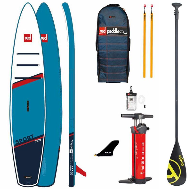 red paddle co sup board 126 sport angle sport paddle