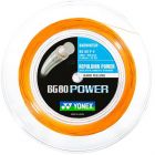 Badminton string Yonex BG 80 POWER 200m Orange