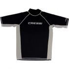 Cressi rash guard for men - short sleeve black M