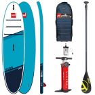 Red Paddle Co SUP board 10'6'' Ride Blue + Angle TRAVEL fiberglass Paddle